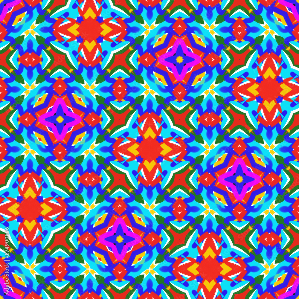 Geometric and seamless pattern design illustration with beautiful vibrant color. Geometric and seamless pattern design illustration with beautiful vibrant color.