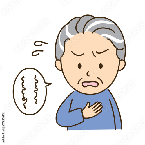 脳卒中になりろれつが回らないおじいさん