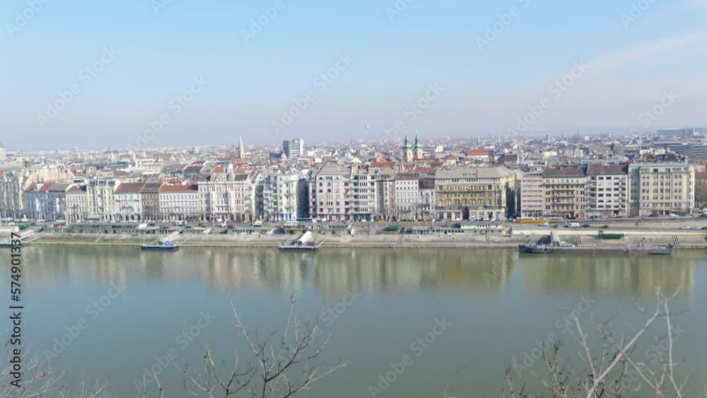 Panoramic view of Budapest on a sunny cloudless day Panoramic view of Budapest on a sunny cloudless day