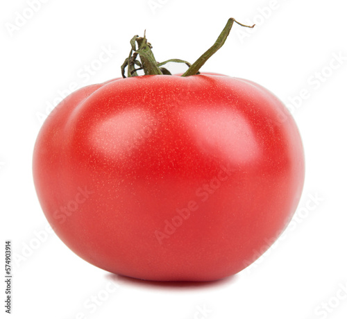 Tomato isolated on white background. Clipping path. Full depth of field.