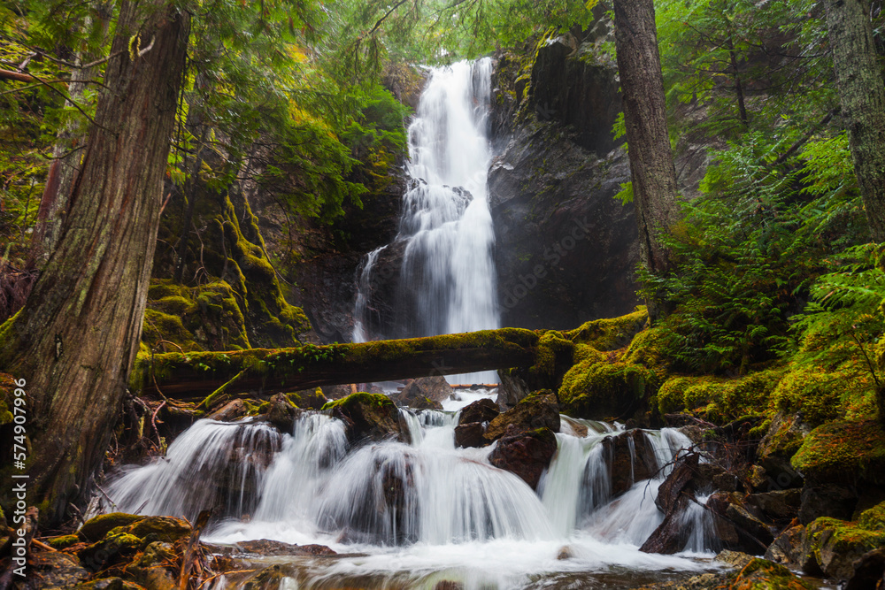 Cedar Hollow Falls in North Cascades National Park Cedar Hollow Falls in North Cascades National Park