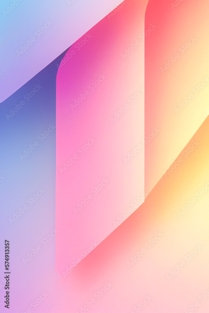 Soft colorful background with gradient pastel color palette. Abstract modern background. Illustration for banner, presentation template, wallpaper, text place and social media.