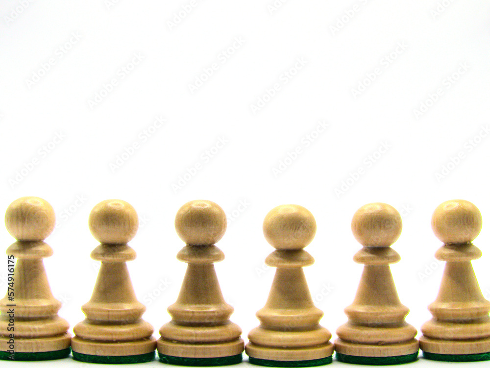 Chess - Strategy and tactics game - Set of pieces and checkerboard (King - Queen - Bishop - Knight - Rook - Pawn) Chess - Strategy and tactics game - Set of pieces and checkerboard (King - Queen - Bishop - Knight - Rook - Pawn)