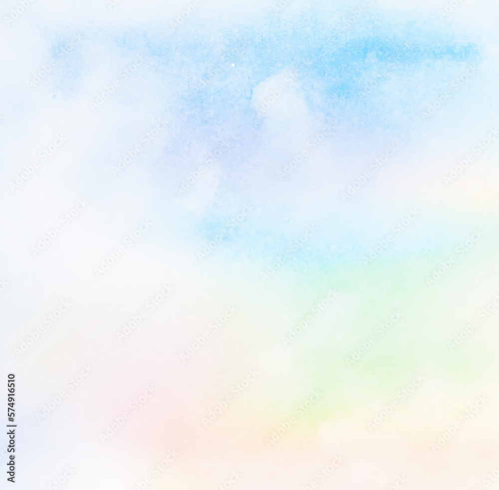 Pastel watercolor background, Generative AI