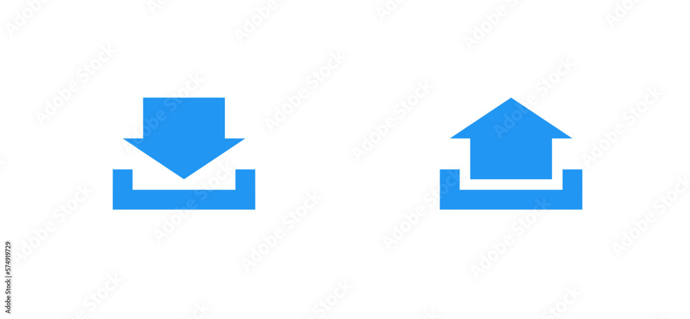 download and upload icon set download and upload icon set