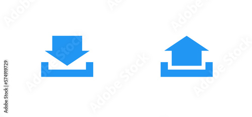 download and upload icon set