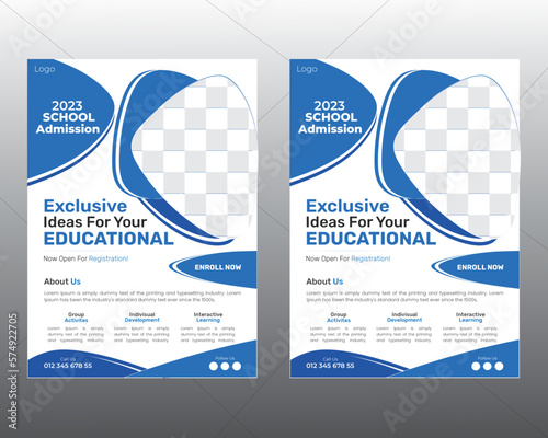 Kids school admission, school admission flyer, leaflet for school admission, flyer template for school admission, school education flyer, education technology,  creative flyer template, modern design