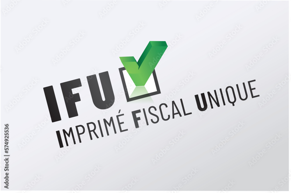 IFU - imprimé fiscal unique - impot foncier IFU - imprimé fiscal unique - impot foncier