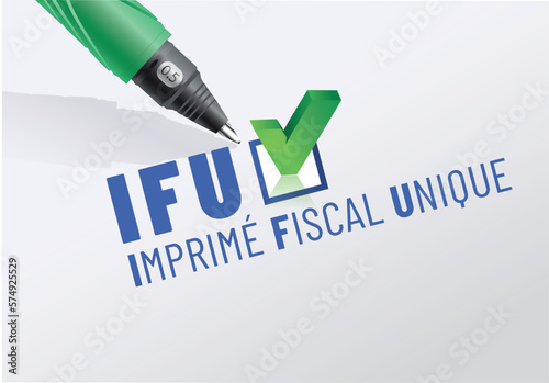 IFU - imprimé fiscal unique - impot foncier