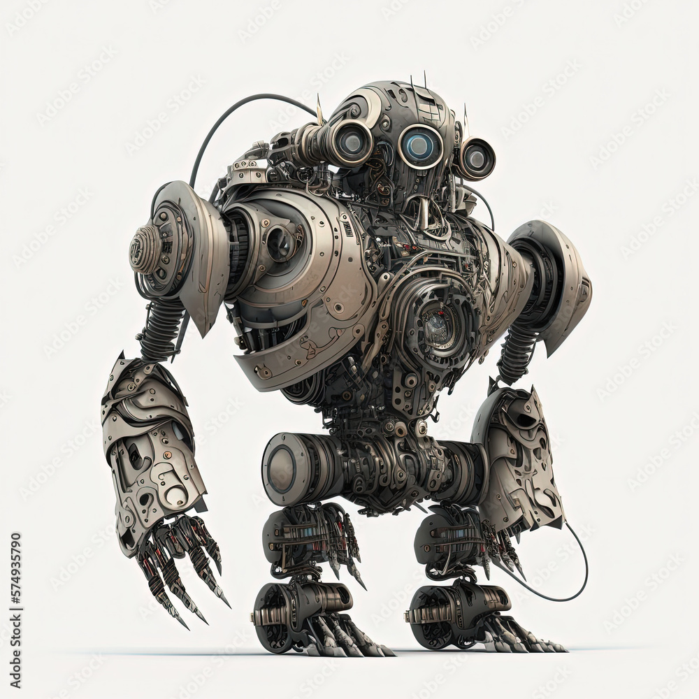 Fototapeta premium Futuristic Robot, Generative AI, Generative, AI