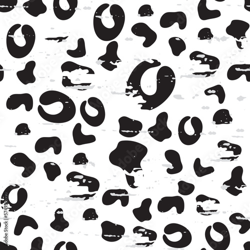Modern Vector Seamless pattern of leopard skin for fabric, wallpaper, wrapping paper, crafting, texture and other. Animal jaguar skin vector, seamless cheetah skin vector, seamless cougar skin