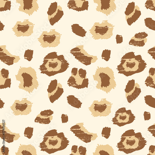 Modern Vector Seamless pattern of leopard skin for fabric, wallpaper, wrapping paper, crafting, texture and other. Animal jaguar skin vector, seamless cheetah skin vector, seamless cougar skin