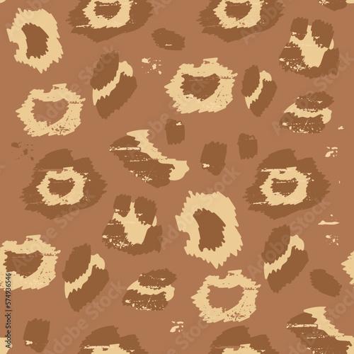 Modern Vector Seamless pattern of leopard skin for fabric, wallpaper, wrapping paper, crafting, texture and other. Animal jaguar skin vector, seamless cheetah skin vector, seamless cougar skin