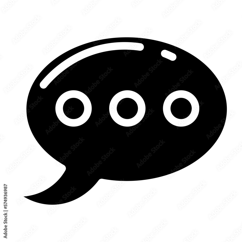Fototapeta premium communication glyph 