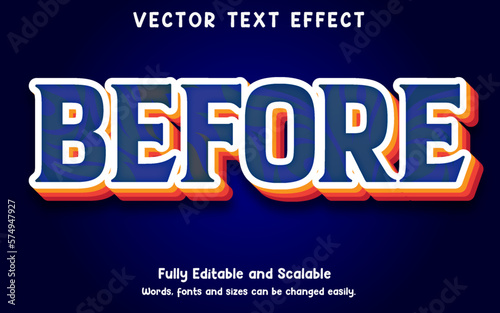 Editable 3d Text Effect template.