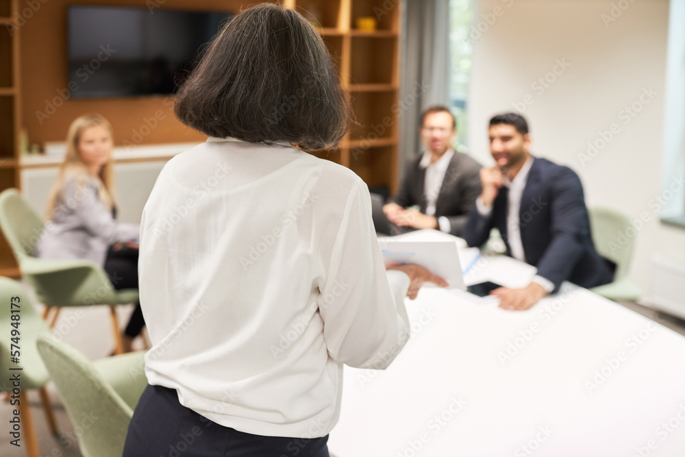 Start-up business team in the conference room in a discussion Start-up business team in the conference room in a discussion