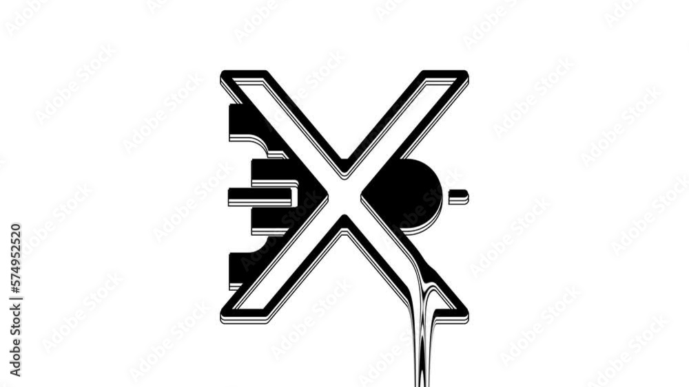 Black No war icon isolated on white background. The peace symbol. 4K Video motion graphic animation Black No war icon isolated on white background. The peace symbol. 4K Video motion graphic animation