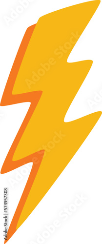 Free Download Retro thunderstorm lightning on the white isolated background. - GFXLoad