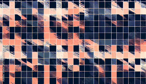 Seamless checkered pattern- background