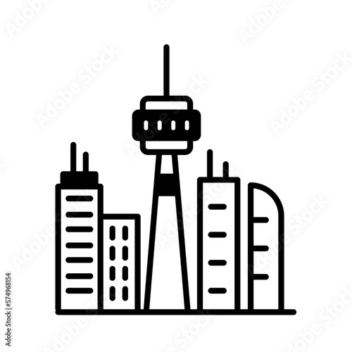 canada building Vector Icon which can easily modify  