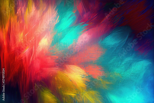 abstract colorful background created with Generative AI technology