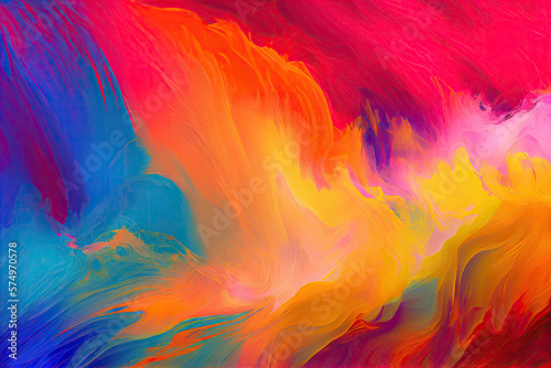 abstract colorful background created with Generative AI technology