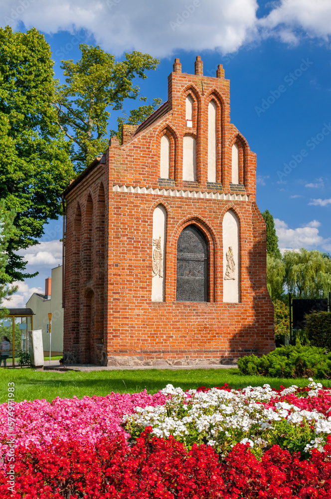 A Gothic chapel from the 15th century. Police, West Pomeranian Voivodeship, Poland.