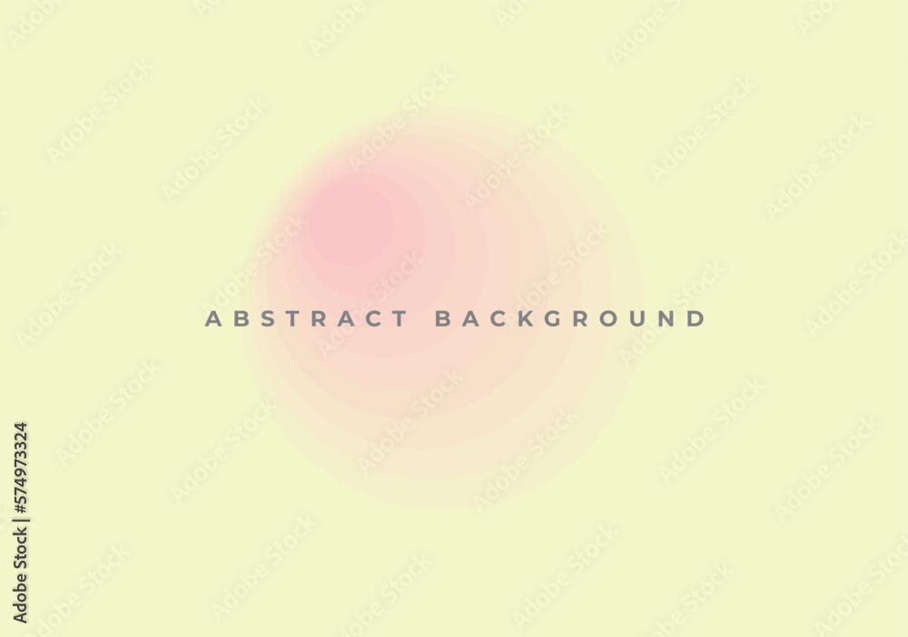 abstract yellow background with pink gradient circles