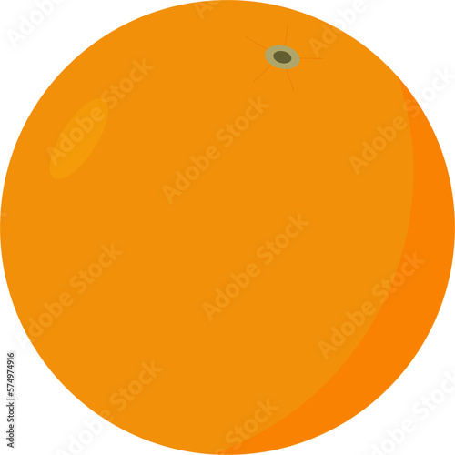 orange isolated on white