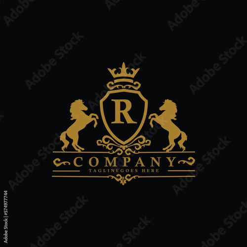 Royal Horse Heraldic Logo