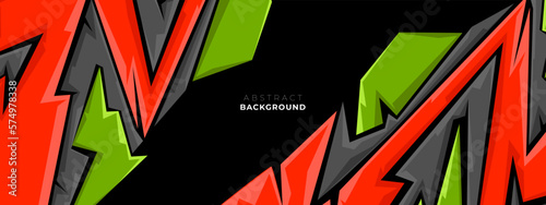 Abstract racing multicolour design concept. Geometric pattern vector illustration