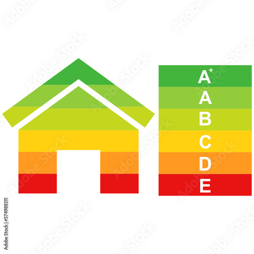 energy chart for concept design. 3d vector illustration. Chart concept. Vector icon.