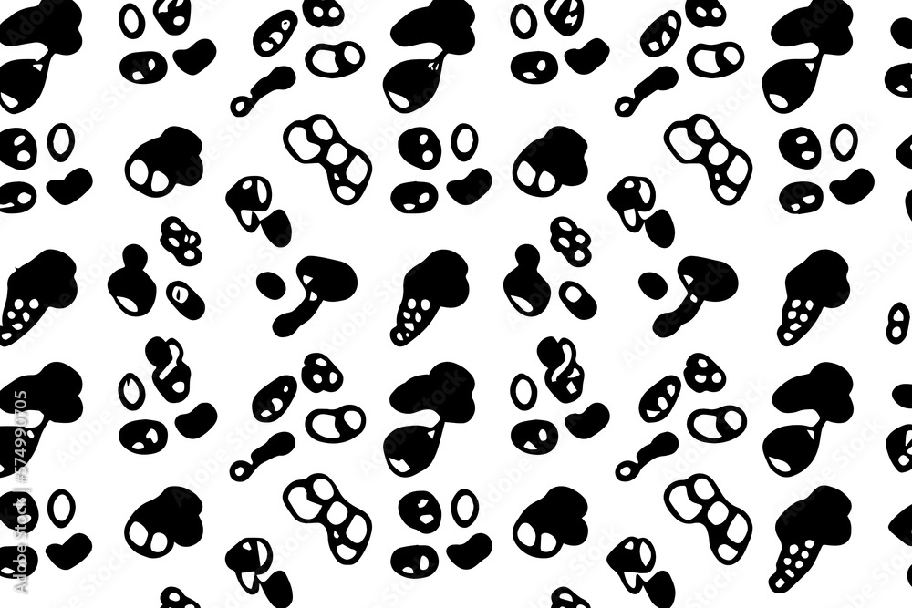 Watercolor design halloween patterns. Generative Ai Watercolor design halloween patterns. Generative Ai