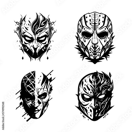 4 maschere horror 01