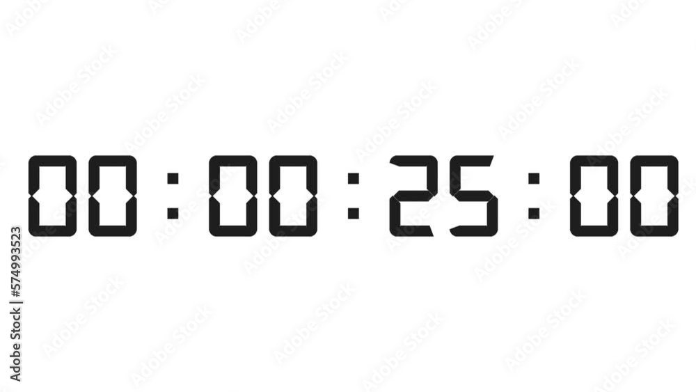digital number countdown digital number countdown