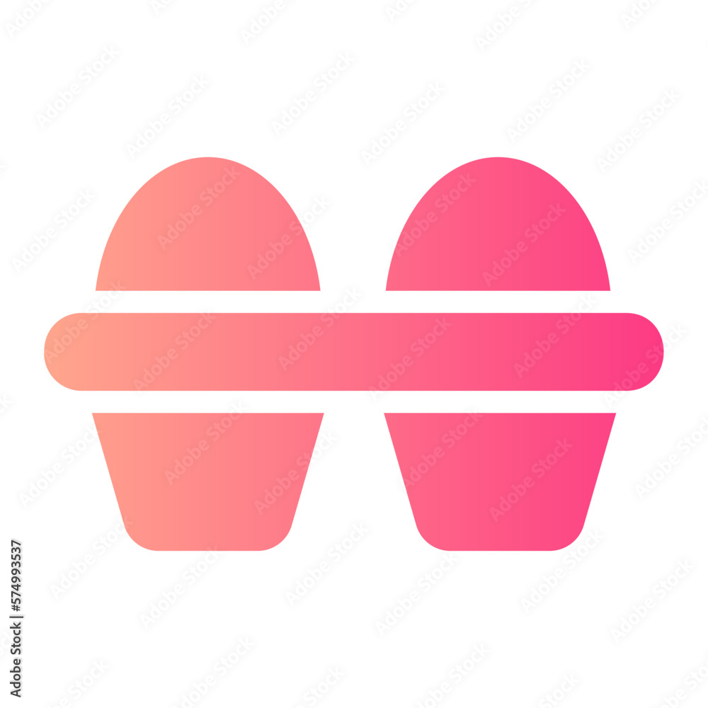 egg carton gradient icon