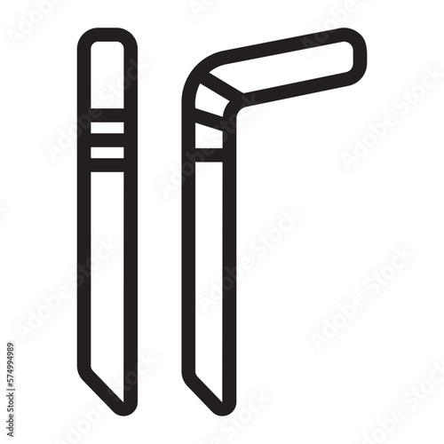 drinking straw line icon
