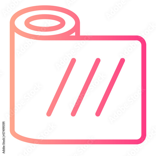 plastic wrap gradient icon