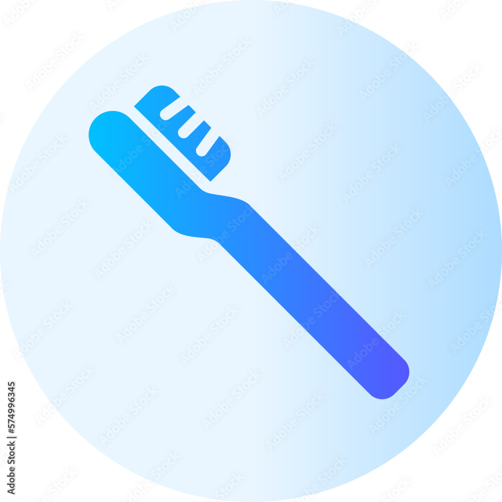 toothbrush gradient icon toothbrush gradient icon