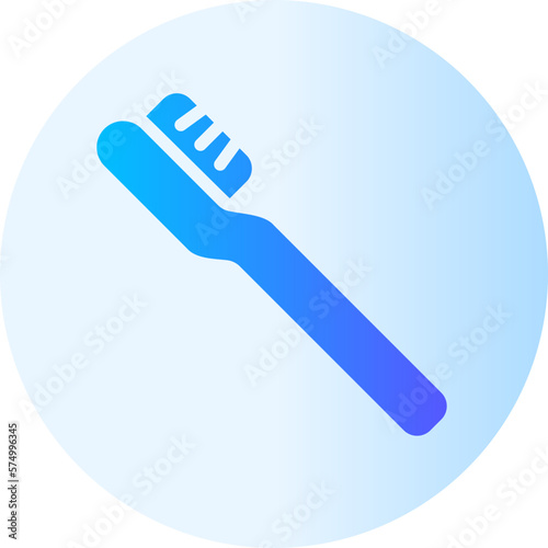 toothbrush gradient icon