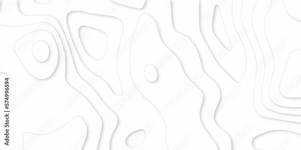 Abstract modern White wavy background.3d white paper cut background. gradient white color papercut with wavy layers,3d Vector topographic illustration. Abstract modern White wavy background.3d white paper cut background. gradient white color papercut with wavy layers,3d Vector topographic illustration.