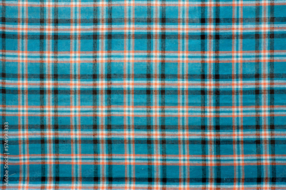 artan plaid fabric texture background. Close up of checkered fabric. artan plaid fabric texture background. Close up of checkered fabric.