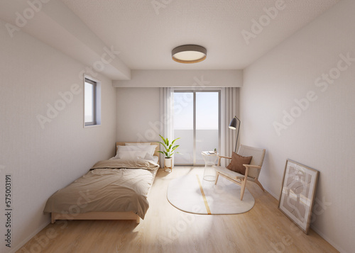 一人暮らしの部屋　1R　お洒落なナチュラルインテリア　女性向け