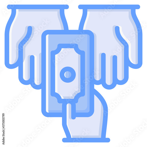 Donation icon for islamic, ramadan, muslim, mubarak, eid, religion and muslim