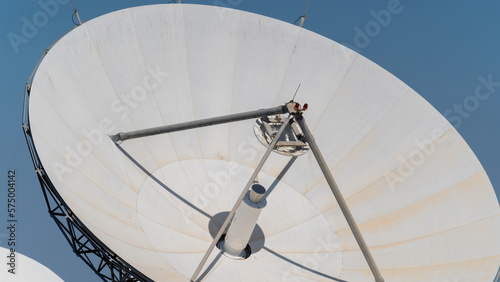 Satellite dish In the ground signal review station
 photo