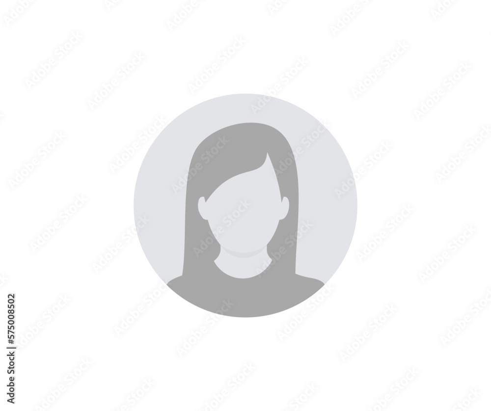 Premium Vector  Female avatar flat icon design vector illustration