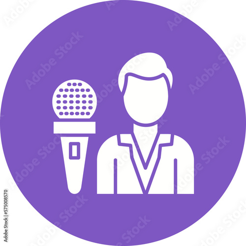 Presenter Male Icon