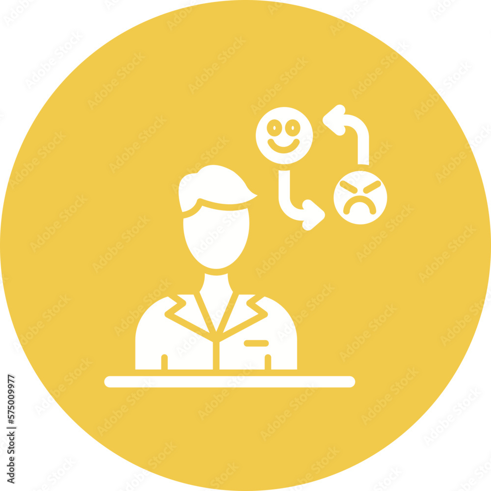 Negative Emotion Icon