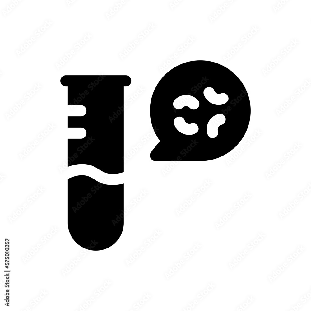 Obraz premium virus glyph icon