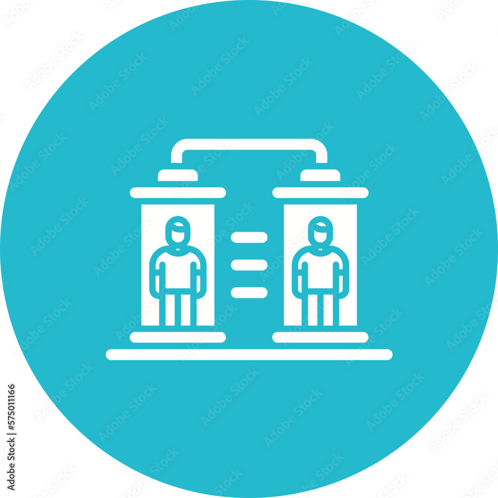 Fototapeta premium Teleportation Icon